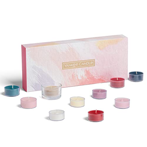 Yankee Candle Set regalo | 10 lumini profumati e supporto in...