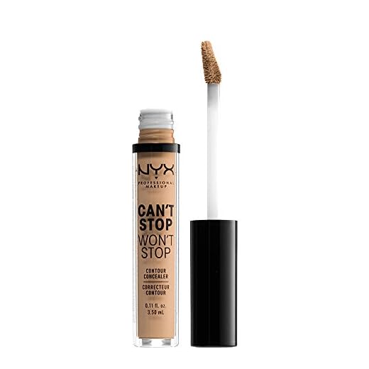 Nyx Professional Makeup Corrector No Comedogénico, Waterproof Y De Larga Duración Can'T Stop Won'T Stop 24H Tono 9 Medium Olive Para Pieles Medio Claras