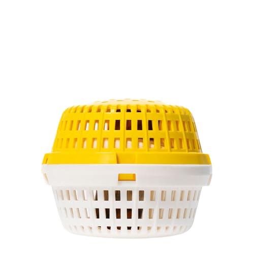 PoolRx+ Mineral Algaecide Unit, up to 6-Month Algae Control, for 100-400 gallons, Yellow & White, New Formula with Silver.