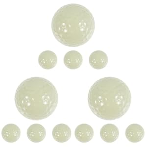 Yardwe Leuchtende Golfbälle 4 Stück Set