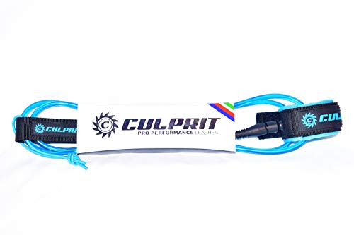 10ft Pro Perfromance Surf Board Leash - Blue