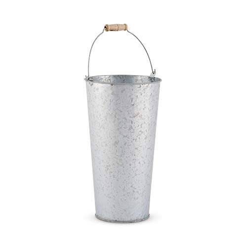 Weddingstar Large Tin Bucket w/Handle (1), Silver