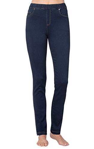 PajamaJeans Women Jeans Stretchy - Womens Jeans High Waisted, Indigo, XS
