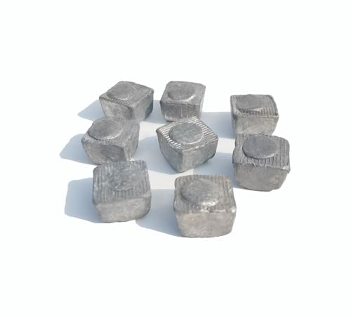 Pure 99.9% (1 pounds) oft Lead ingots Small Lead Blocks Suitable for Fishing Gear Casting Fishing sinkers and Fishing Weights