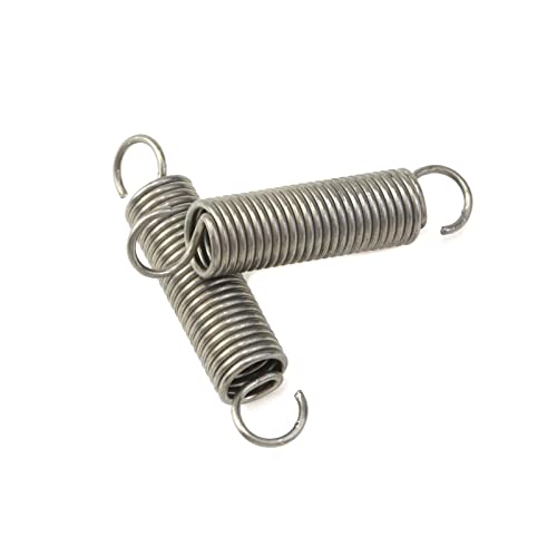 Image of Mcredy Extension Springs 2Inch, Stainless Steel with Dual Hook End, 2Pcs | High-Strength, High Load-Bearing Capacity, for Hobby Crafting DIY Home Repair