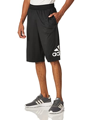 Amazon.com: adidas Men's Basketball Crazylight Shorts, Black/White