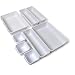 Produktbild iGadgitz Home U7126 Plastik Schubladen Ordnungssystem, Schubladeneinsatz, Schubladen Organizer -Weiß