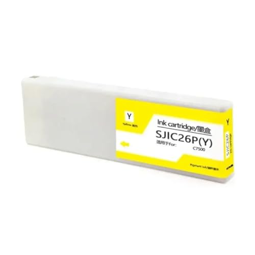 Encre SJIC26P jaune 300ML pour éviter les étiquettes effacées sur C7500