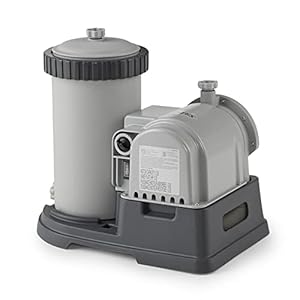 Intex C2500 Krystal Clear Cartridge Filter Pump for Above Ground Pools 2500 GPH Pump Flow Rate–Improved Circulation and Filtration–Easy Installation–Improved Water Clarity–Easy to Clean