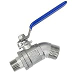 Fitvell 304 Stainless Steel 1/2' Garden Hose Bib Heavy Duty Outdoor Spigot 1/2' Male NPT x 3/4 GHT Male Threaded Garden Hose Faucet