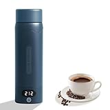 Travel Electric Kettle Portable Mini Kettle,316 Stainless Steel 16.91Oz,Small Hot Water Boiler with 4 Temperature Settings,Fast Boiling Water with Auto Shut-Off and Boil Dry Protection(Blue Spruce)