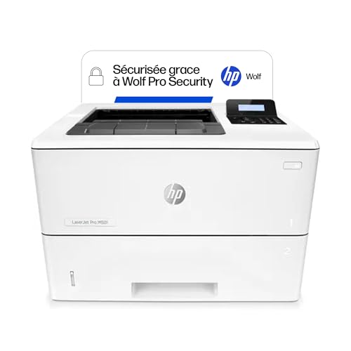 HP LaserJet Pro M501dn J8H61A, Imprimante monochrome recto-verso, noir et blanc, jusqu'à 43 ppm, USB, 2.0 Gigabit Ethernet, Grise