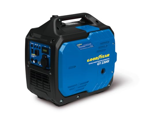 Goodyear - Generador Eléctrico Inverter a Gasolina 2000W 79cc 4tDeposito 4.2L