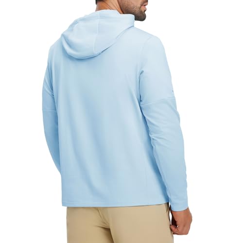 Image of M MAELREG Hoodies for Men Golf Fleece Hooded Sweatshirts Dry Fit Athletic Lightweight Casual Midlayer Mens Hoodies Pullover