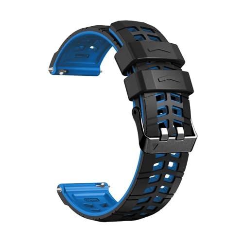 [MEVMEVGNLN] Fit For Xiaomi Watch S1 Pro �V���R���X�g���b�v�ɓK�� For S2 / Color 2 /S1 Active �����p���X�g�o���h�u���X���b�g�ɓK��(Black Blue 06)