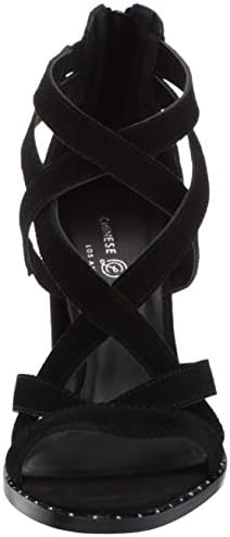 Chinese Laundry Women's Shawnee Sandal, Black Suede, 7.5 M US | Image 1