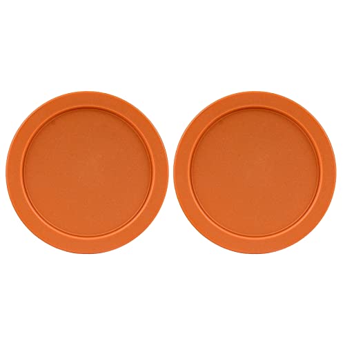 Replacement Lid For Pyrex 7.5" (7 Cup) Storage Plastic Cover Bowl 7402-Pc Orange (2-Pack) #TOP7