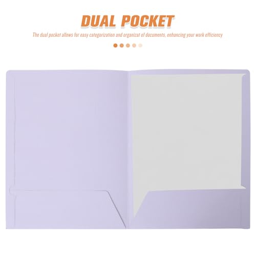 Pochettes en papier A4 double poche : la solution anti-perte pour vos dossiers de réunion - 3