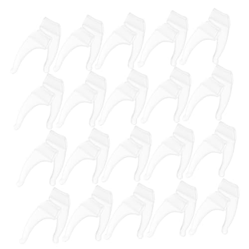 NOLITOY 30組 滑り止めイヤーフック メガネが鼻から滑り落ちるのを止める アンチイヤーグリップ メガネイヤーグリップ メガネ用イヤーグリップ メガネアンチ 眼鏡 白い シリカゲル