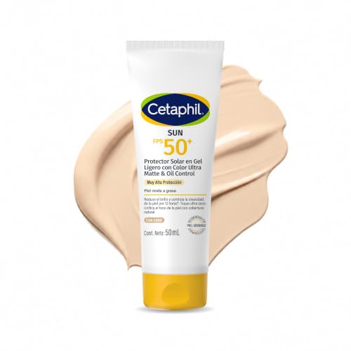 Cetaphil Sun FPS 50+ Gel Ligero Color Ultra Matte Piel Mixta a Grasa 50 ml