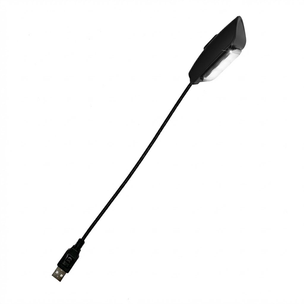 Infitronic IN3LED1USB – lampa 3 LED USB/lampa USB/lampa do czytania/lampka do czytania/lampka na klawiaturę do komputera, laptopa, notebooka, komputera, klawiatury (białe światło)