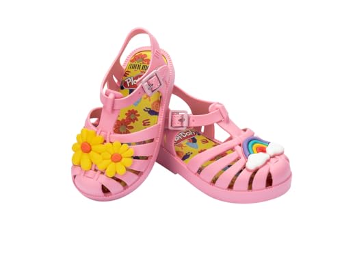 Image of mini melissa Possession Jelly Fisherman Sandal for Toddler and Kids | Iconic Fisherman Jelly Sandal for Toddlers & Girls, Adjustable Buckle, Waterproof, Bubblegum Scent, Play & Dress Shoes