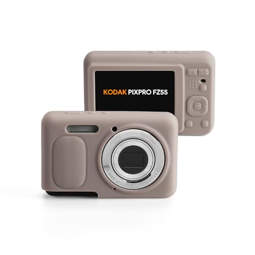 Kodak PIXPRO FZ55�Ή��\�t�g�V���R���P�[�X - �X�����t�B�b�g ���h�~ �ϏՌ� ���s�p �ی�J�����J�o�[(�u���E��)
