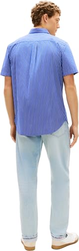 Chemise S/S Homme Tommy Hilfiger Flex Poplin en popeline de coton extensible rayée - 3