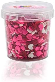 Deliket Heart Food Decoration Heart-Shaped Sprinkles 80 g