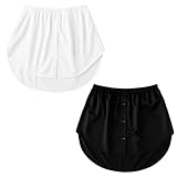 【Vielseitige Anwendung】: Perfekt als Hemdrock Verlängerung für Berufsoutfits und elegante Anlässe; Der Shirt Extender eignet sich hervorragend für Alltagsmode und besondere Events; Schafft mühelos modische Looks mit verlängerter Silhouette