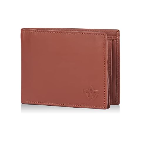 WASAMA Black Leather Wallet with RFID Protection Cover