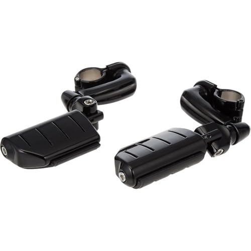 Repose-pieds de moto avant universel avec pinces de fixation 1-1/4"