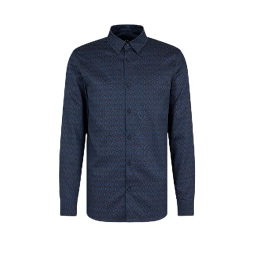 Armani Exchange Chemise Manches Longues XS ajustée pour morphologie fine