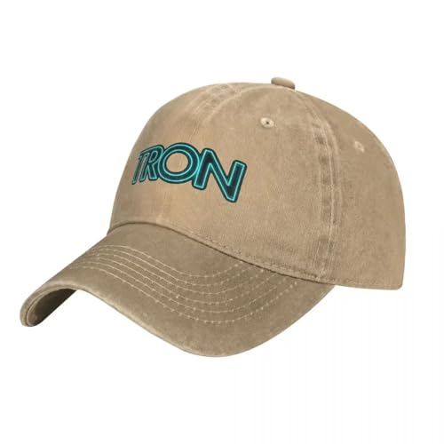 SGDHJCFCV Gorra de Vaquero con Logo de Tron Sunscreen Mountaineering Golf Caps Hombre Mujer