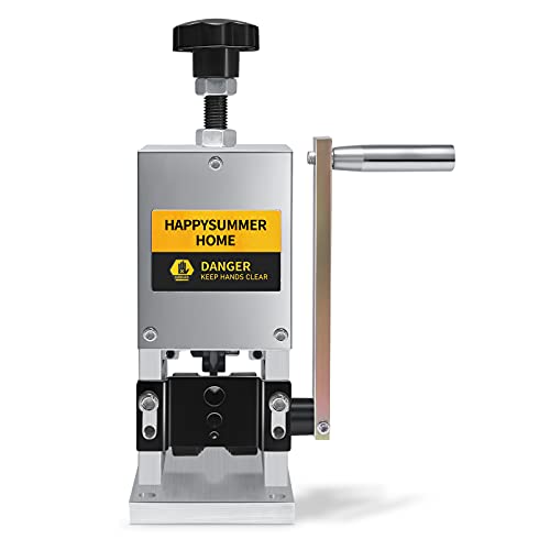 HAPPYSUMMER HOME Manual Scrap Wire Stripper Machine, Wire Stripping Machine with Hand Crank, Wire Strippers for Copper Recycling, 0.06-0.98 inches