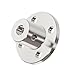 FOCMKEAS 2Pcs 6mm(0.24 in) Flange Shaft Coupling, Rigid Coupling Motors Guide Support Coupler, High Hardness Connector Flanged Mount for DIY RC Model Motors Coupler with Set Screws & Wrench