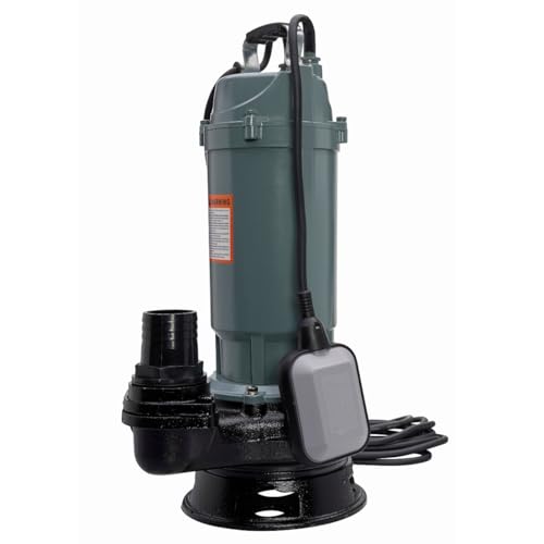 CHM GmbH Pompe à eaux usées 1,5 K W 500 l/h h max. 20 m particules jusqu'à 30 mm