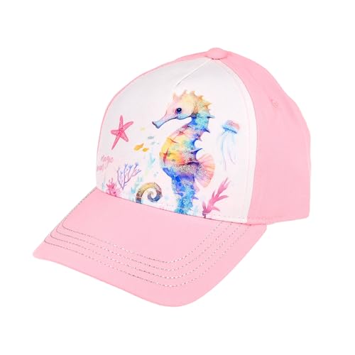 Casquette hippocampe maximo enfant chapeau de soleil réglable bleu