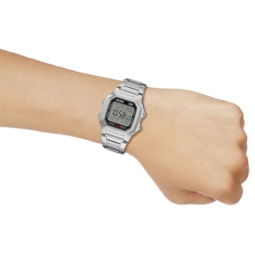 Image of Casio W-800HD-1AVDF Digital Silver Watch Unisex (I132)