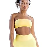 IOEUIWP Bandeau-BH Damen Nahtloser Sport-BH Fitness-Yoga-BH für Fitness Jogging Yoga(Color6,S)