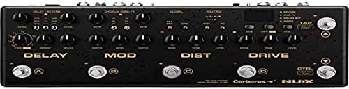 NUX Cerberus Multi-function Guitar Effect Pedal Inside Routing IR Loader Analog Overdrive Distortion Digital Delay Modulation Effects