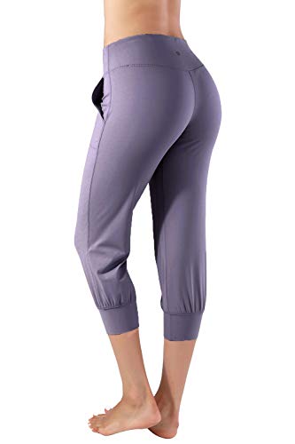 image for Splendor flying Women's Yoga Capri Legging Inner Pocket Non See-Throug
