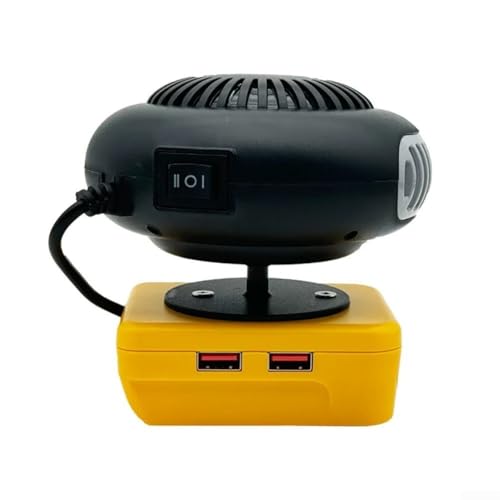 Calentador de batería portátil con calefacción rápida de 3 segundos, inalámbrico, para coche, camping y exterior, aire caliente instantáneo, con protección contra sobrecalentamiento, compacto y ligero