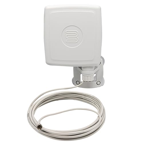 Bolton Technical Beacon 4G | Directional Cellular Antenna | F-female | Covers 698-2700 MHz | Up to 7 dBi Gain | Suction Cup Mount | All Carrier Support | 20ft
