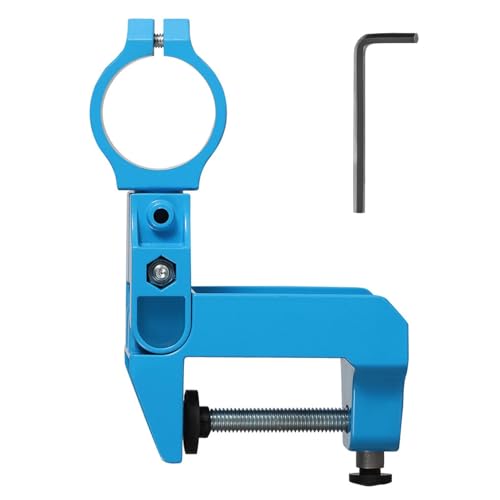 Estante de perforación eléctrico | Banco de mesa de mesa con ajuste de posición para taladro, soporte de fijación de molino de herramientas de mano para el hogar, taller, garaje