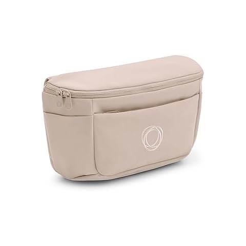 Bugaboo Organizer - Compact Size Multipocket Diaper Bag -Compatible with Any Stroller - Attaches to the Handlebar (Desert Taupe) Cover