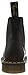 Dr. Martens, 2976 Leather Chelsea Boot for Men and Women, Black Smooth, 10 US Women/9 US Men