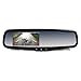 Brandmotion Universal 4.3? Display Mirror FLTW-7690 Rear View Mirror with Embedded LCD Screen | Backup Color View Turns On In Reverse | Compatible with All Backup Cameras