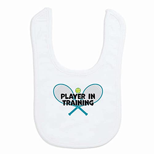 Image of ChalkTalkSPORTS Tennis Baby & Infant Bibs | Soft Microfiber Tennis Baby Bibs