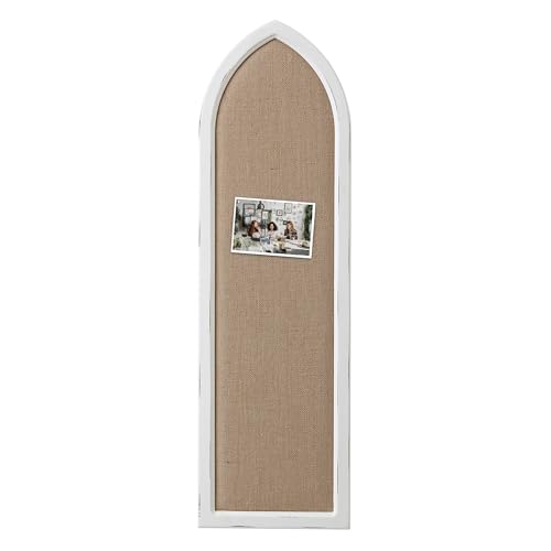 SOFE Arched Long Framed Bulletin Board for Wall, 39 ×